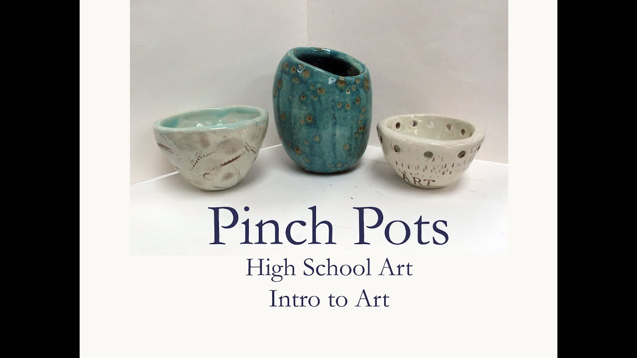 hs art clay pinch pot demo youtube