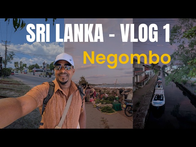Travel vlog - My First Sri Lanka Travel Vlog 🇱🇰 | Mumbai to Colombo + Negombo Exploration