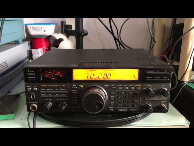 IC-736 電源修理、周波数ズレ、送受トラッキング【2017/10/02】 - YouTube