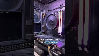 Overheating Gaming PC! #tech #pc #gamingpc #pcbuild #techtips #pcrepair #repair #computerrepair
