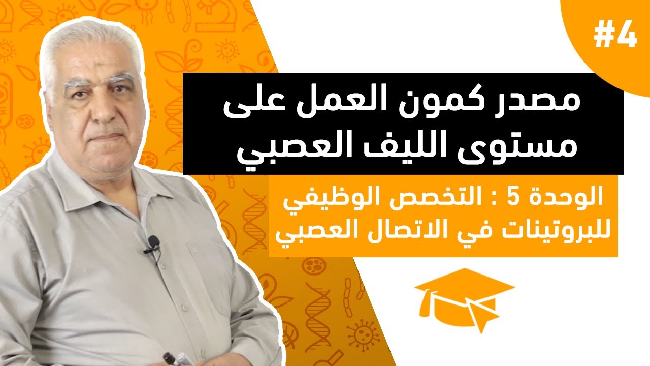 #4  التخصص الوظيفي للبروتينات في الاتصال العصبي : مصدر كمون العمل على مستوى الليف العصبي