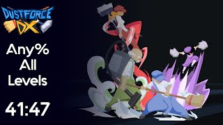 Dustforce DX - Any% All Levels Speedrun - 41:47