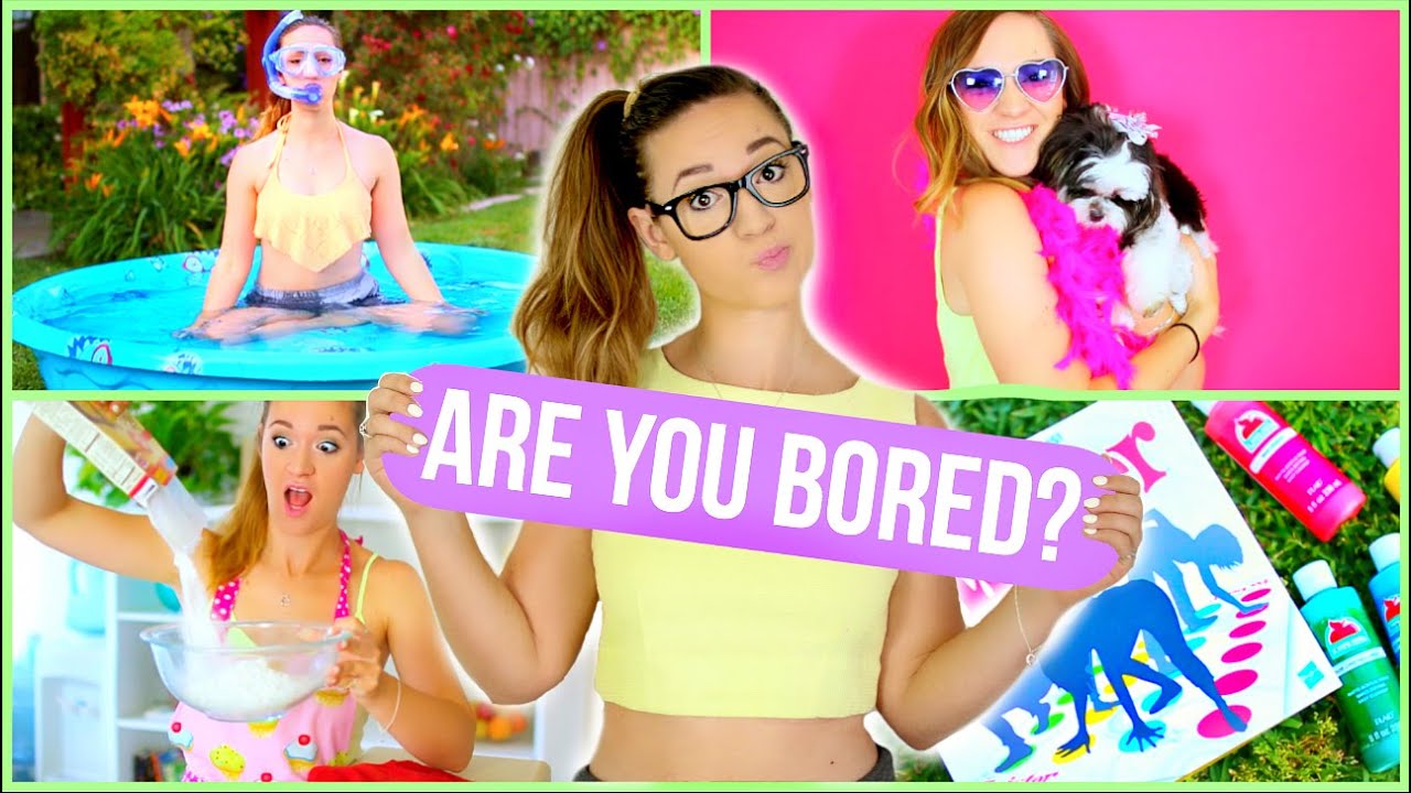 What To Do When You're Bored in Summer! Alisha Marie