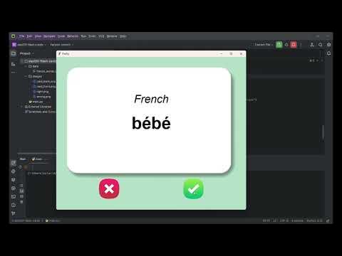 Flashcards Made with Python - YouTube