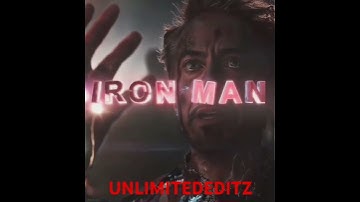 “AND I AM IRON MAN” - Ironman X Memory Reboot VØJ & Narvent Edit | #marvel #tonystark #ironman #edit