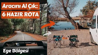 Araçlakaravanla Gezmelik 6 Hazır Rota - Ege Bölgesi - Trail Of Us Van Life