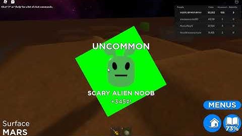 roblox Find the Noobs 2 - Mars - how to get Scary Alien Noob