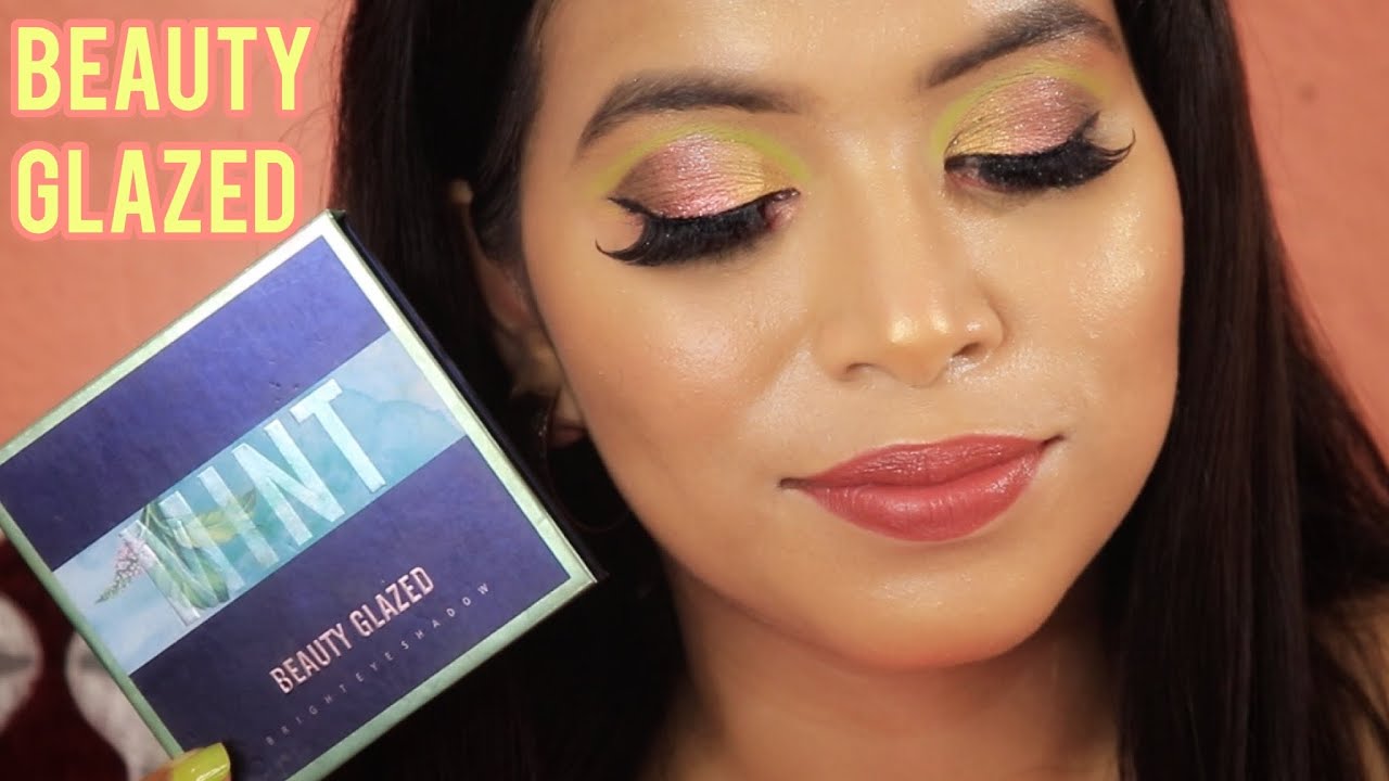 Beauty Glazed MINT Eyeshadow Palette Review With Swatches &Demo( ₹499 Only) || Love manisha