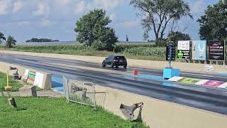 B20B Turbo Honda Civic EG6 hatchback at Great Lakes Dragaway 