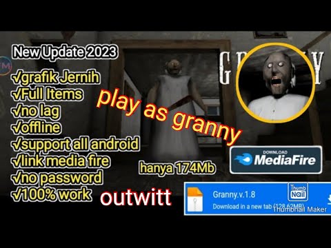 how to download Granny 1.7.3 OUTWITT mod //granny mod menu// extro neon 