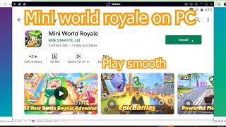 Mini world royale on PC  - How to download & play on Windows/ Laptop Smooth screenshot 3