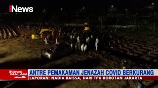 Antrean Pemakaman Jenazah COVID-19 di TPU Rorotan Berkurang #iNewsMalam 08/07