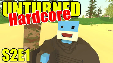 Unturned HARD Mode - Ninja Smurf in Canada!! - S2E01 (New Brunswick Map)