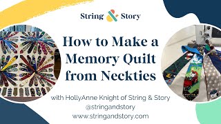 How to Make a Memory Quilt from Neckties