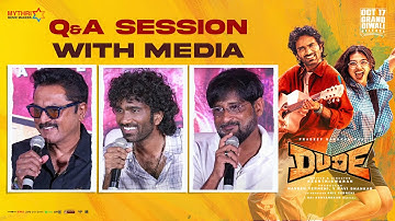 Q&A Session with Media | DUDE Trailer Blast Event at Hyderabad | Pradeep Ranganathan | Mamitha Baiju