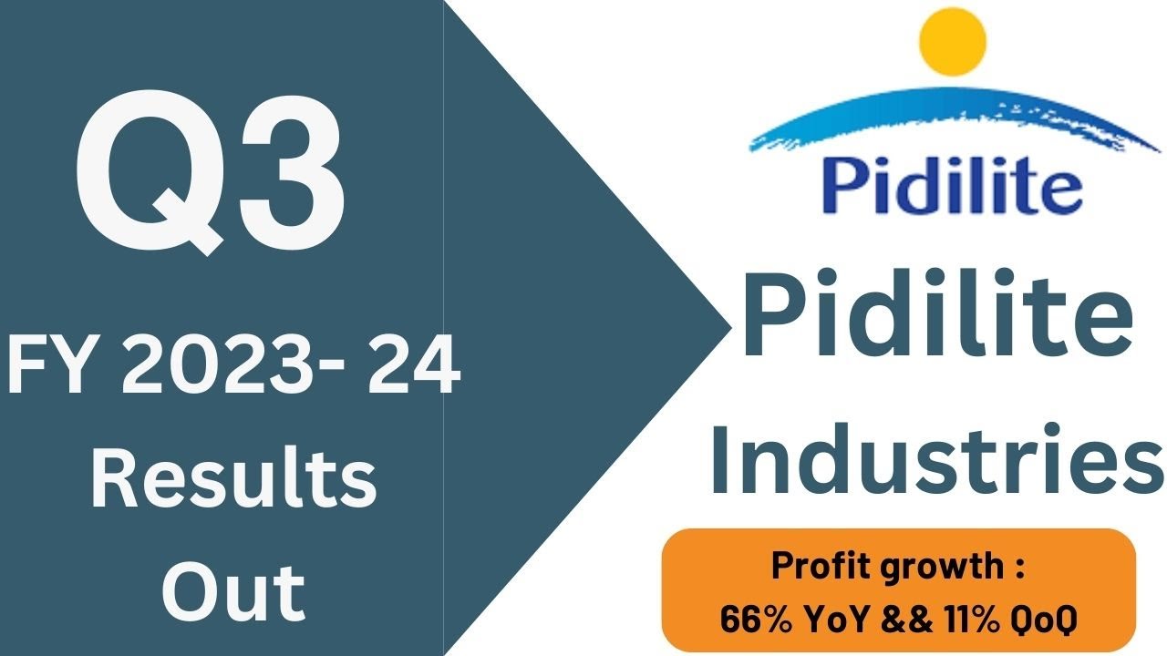 Pidilite Industries Q3 Results 2024 | Pidilite results today | Pidilite ...