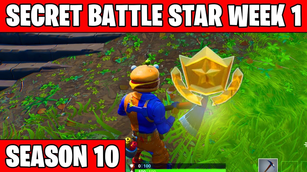 Secret Battle Star Week 1 Fortnite Season 10 Youtube