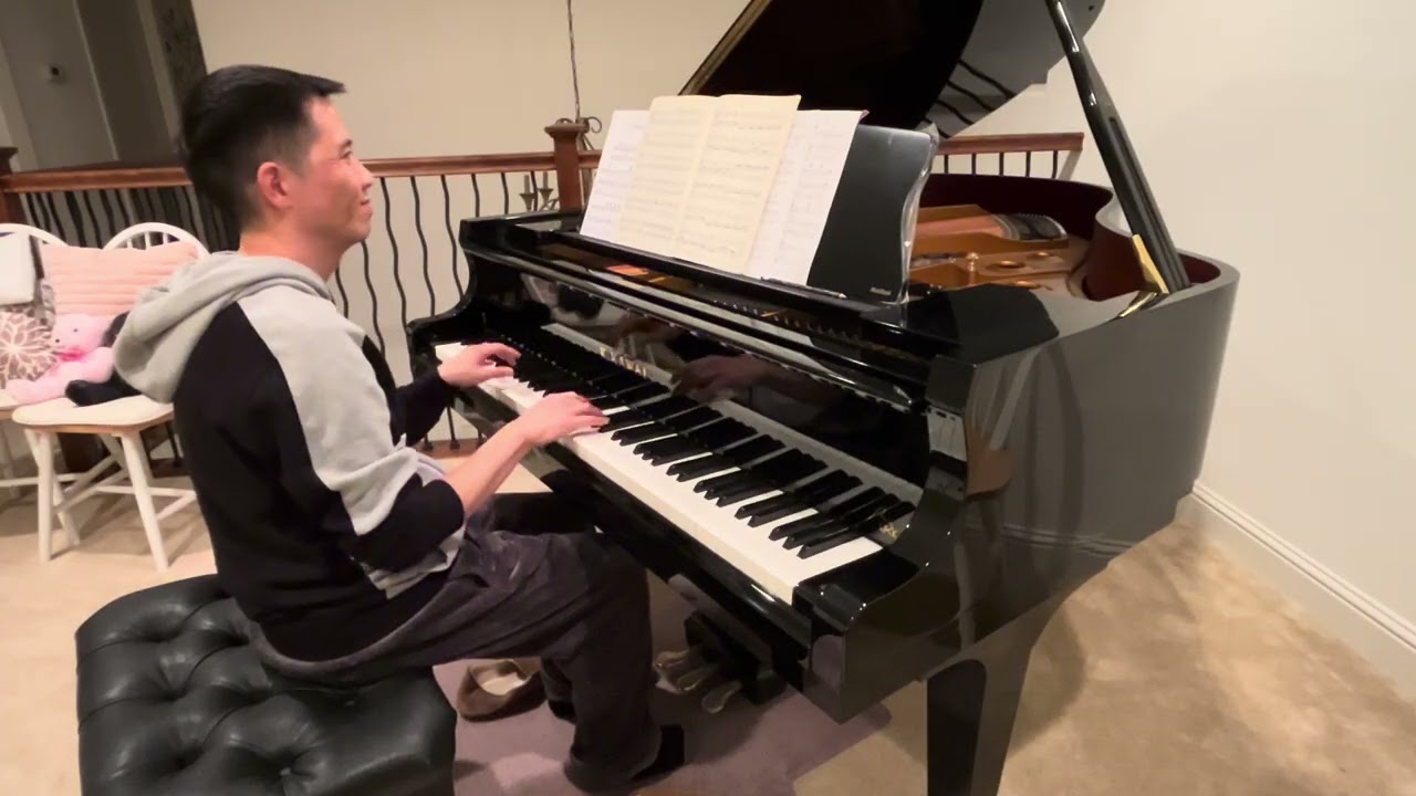 Mozart practice time. Dec 29, 2025. Kawai GX-2 Grand Piano (5’ 11”)