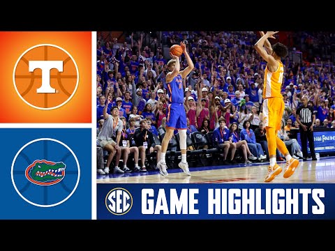 No. 21 Tennessee Volunteers at Florida Gators | Game Highlights | 2026 SEC Men's Basketball