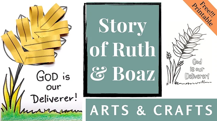 Easy 3D Wheat Craft | Reminder Card | Story of Rut...