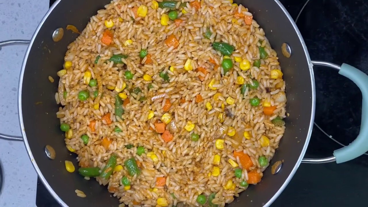 Turn your plain parboiled rice 🍚 into popping flavors - YouTube