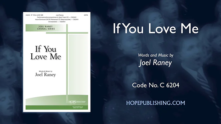 If You Love Me - Joel Raney