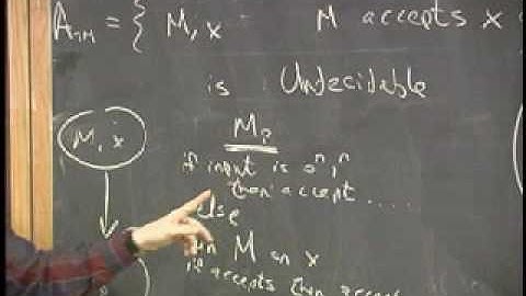 Lecture 14 - Decidability (Part 4/8)