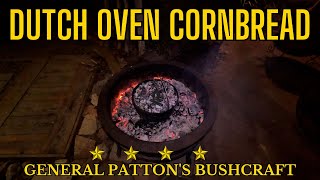 HOW TO MAKE OFF GRID DUTCH OVEN CORNBREAD 🍞🔥