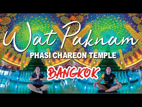 BANGKOK: Wat Paknam Phasi Charoen and Museum | Travel Guide | MRT Sanam Chai  | Glass Pagoda [4K]