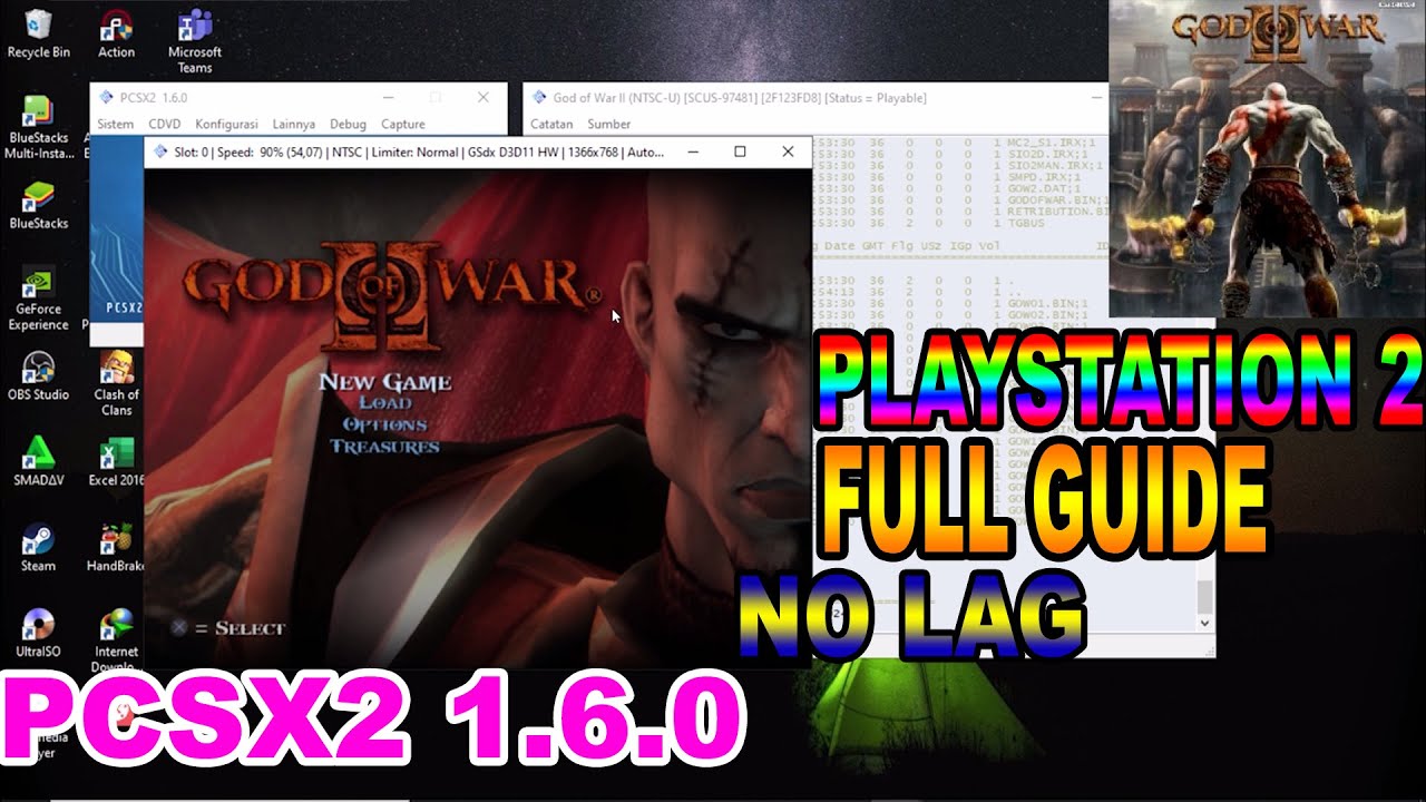 God of War 2 PCSX 1.0.0 shadow..