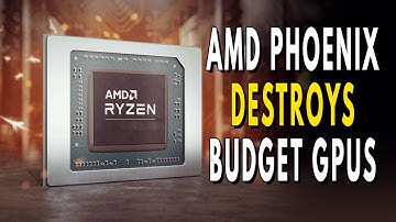 AMD Phoenix DESTROYS Budget GPUS - RTX 3060M Performance | Zen 4 Clock Speeds UPDATE