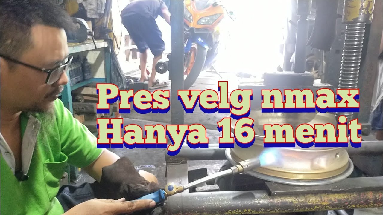 perbaiki velg nmax hanya 16 menit