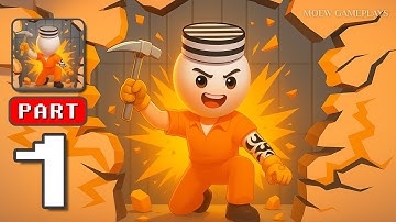 Prison Breakout - Gameplay Walkthrough Part 1 - Escape from the Toughest Prison (iOS, Android)