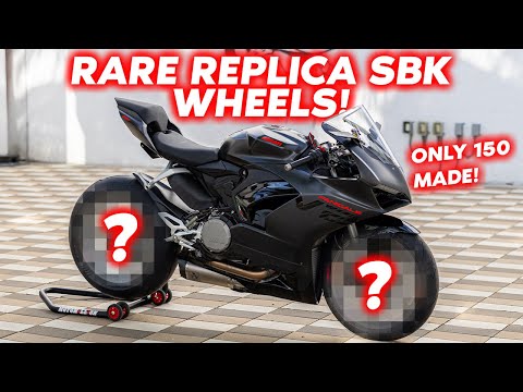 RARE LIMITED EDITION Wheels for our Ducati Panigale V2!