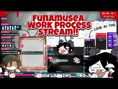 [Live2D Art] funamusea work stream!! [2023/07/03]