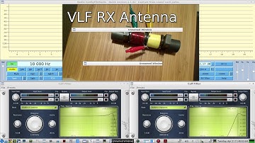 VLF BAND - 10 Khz - AM Modulation DEMO for both VOICE & CW using the QUISK SDR APP Receiver