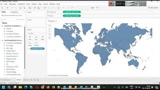 World Population Data Analysis in Tableau