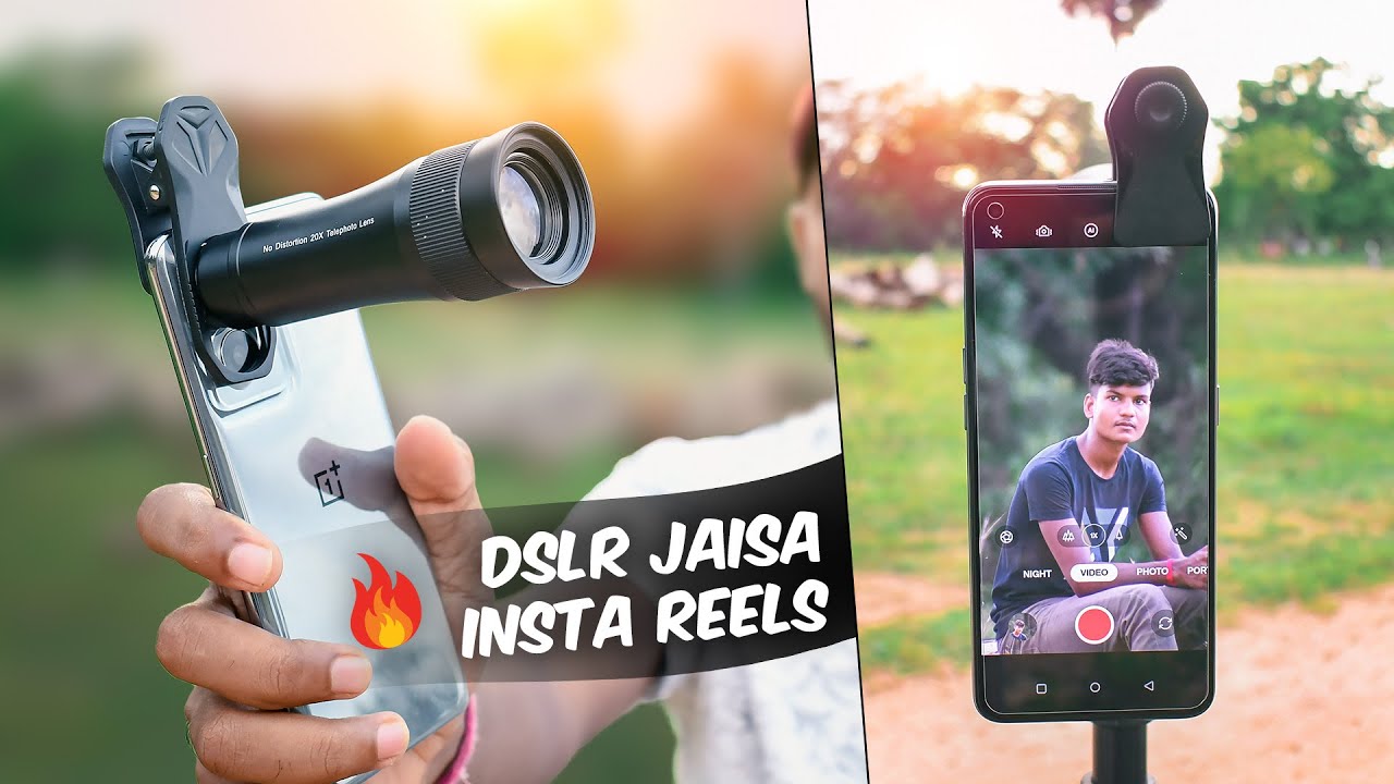 Shoot DSLR like Instagram REELS Video in Smartphone