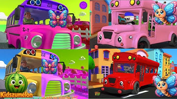 Wheels on the Bus Vibration Sounds | Cocomelon Nursery Rhyme