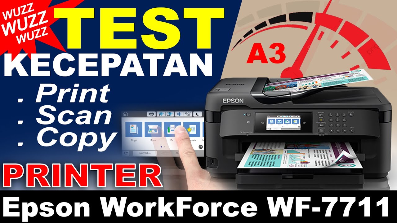 Test Kecepatan Printer Epson WorkForce 