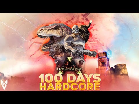 Can I Survive 100 Days Of Hardcore Ark: Ragnarok?!