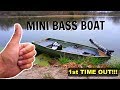 Fall Fishing in my Mini Bass Boat!!! (Maiden Voyage)