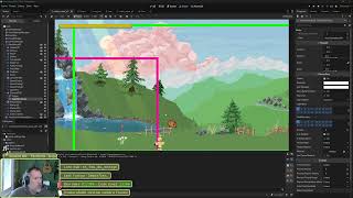 #217 [EN/FR] Coding a platformer (!commands) - Today, [camera]add: custom camera follow