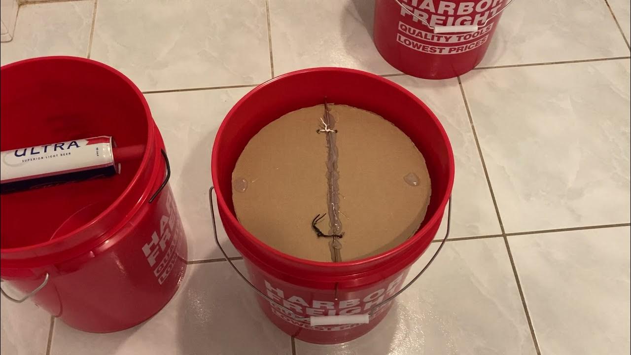 How to make a better 5 Gallon bucket mouse trap YouTube