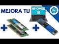 Mejora tu HP OMEN 15 | Más RAM y Más Almacenamiento SSD