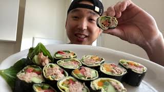 Keto Kimbap aka Korean Sushi Roll (키토 김밥)