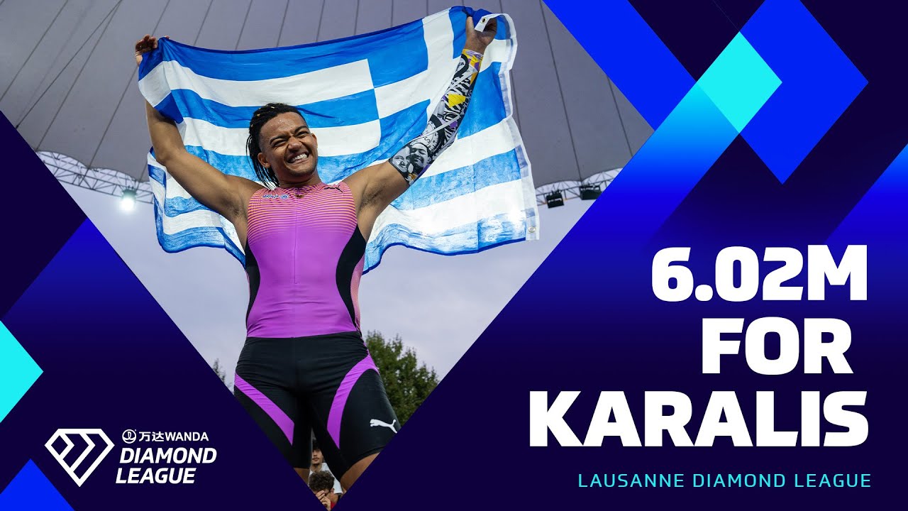 Karalis hypes up Lausanne crowd with incredible 6.02m clearance | Wanda Diamond League