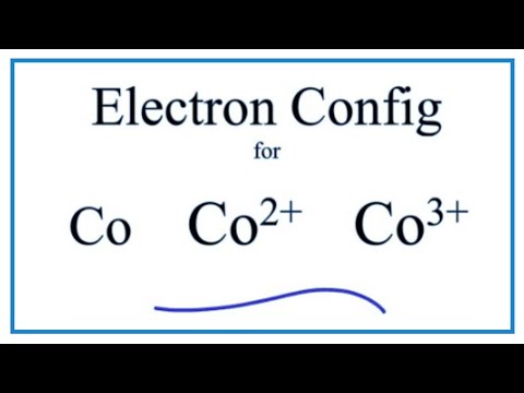 cobalt electron configuration spy