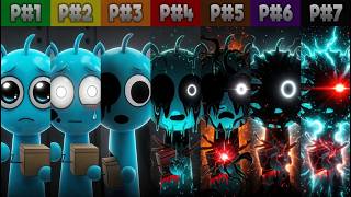 Incredibox Sprunki All Mods Compilation - GRAY &amp; SKY &amp; BLACK