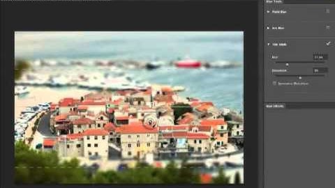 131 Creating the Tilt Shift Lens Effect in Photoshop CS6